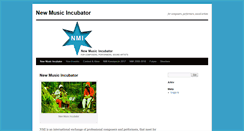 Desktop Screenshot of newmusicincubator.com